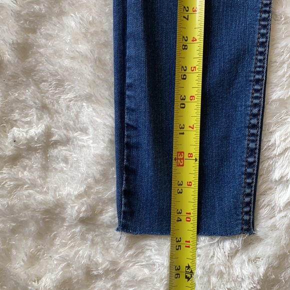 Free people blue jeans buttons fly size 28 - Picture 8 of 13